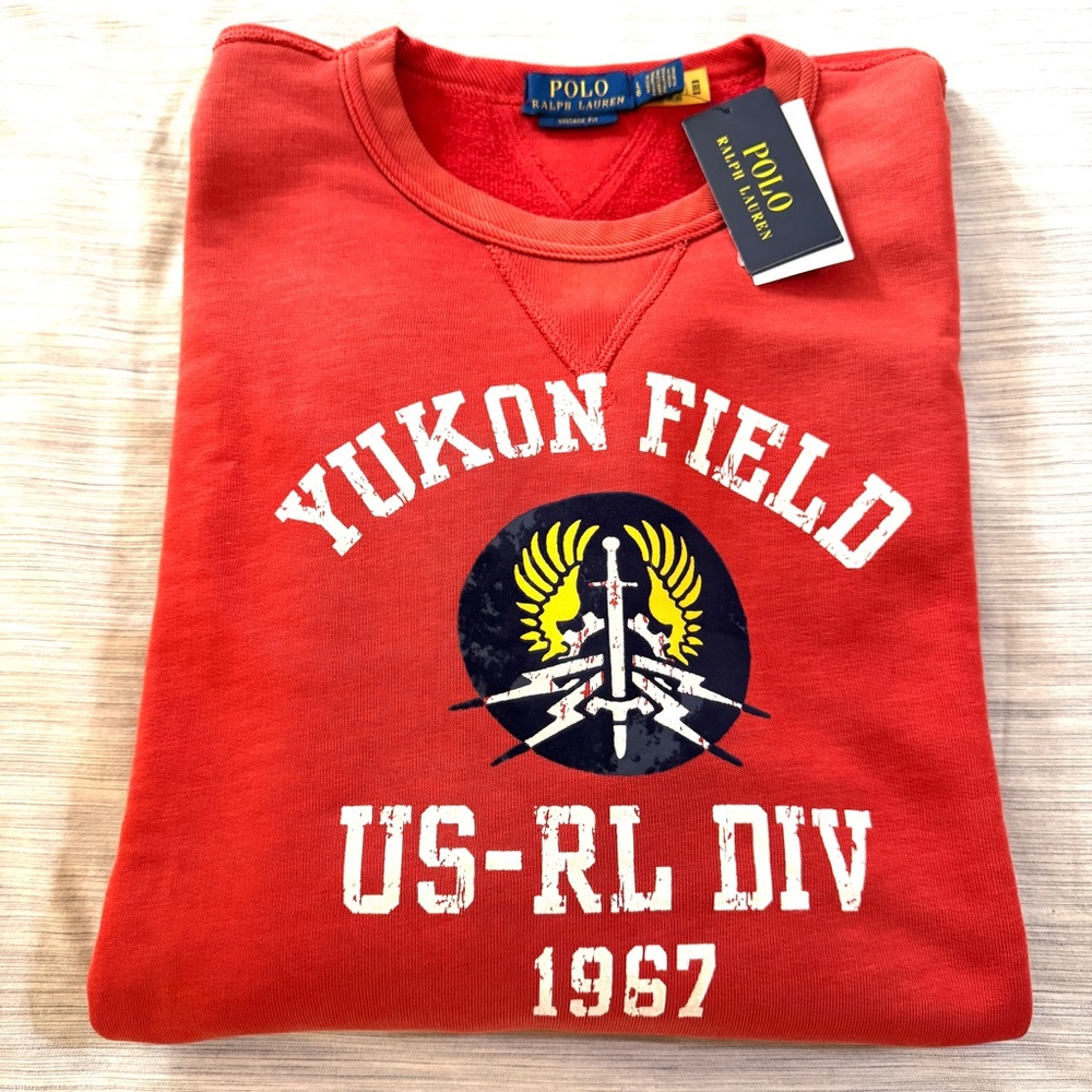 Polo by Ralph Lauren Yukon Field Vintage Style 
Sweatshirt